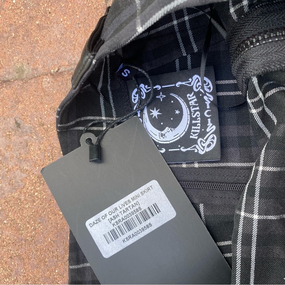 killstar ash tartan skirt - Picture 6 of 8